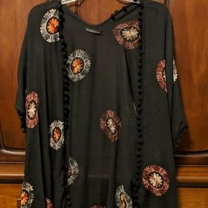 Sheer Black Layering Piece